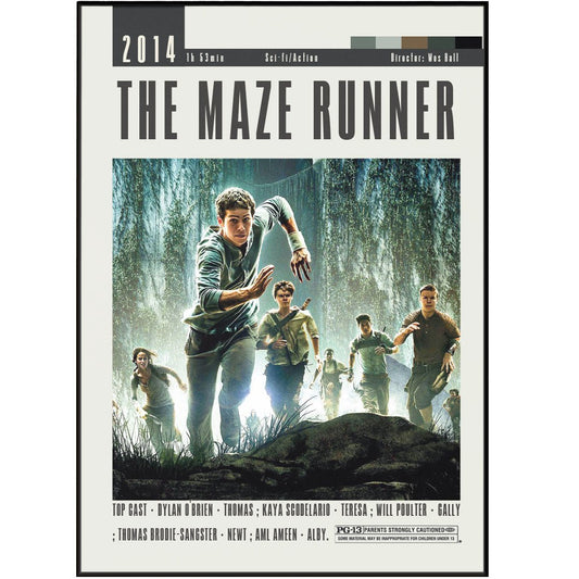 The Maze Runner Poster | Wes Ball Movies - 98types