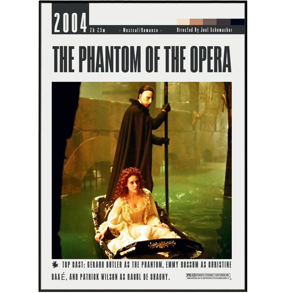 The Phantom of the Opera Film Poster - 98types