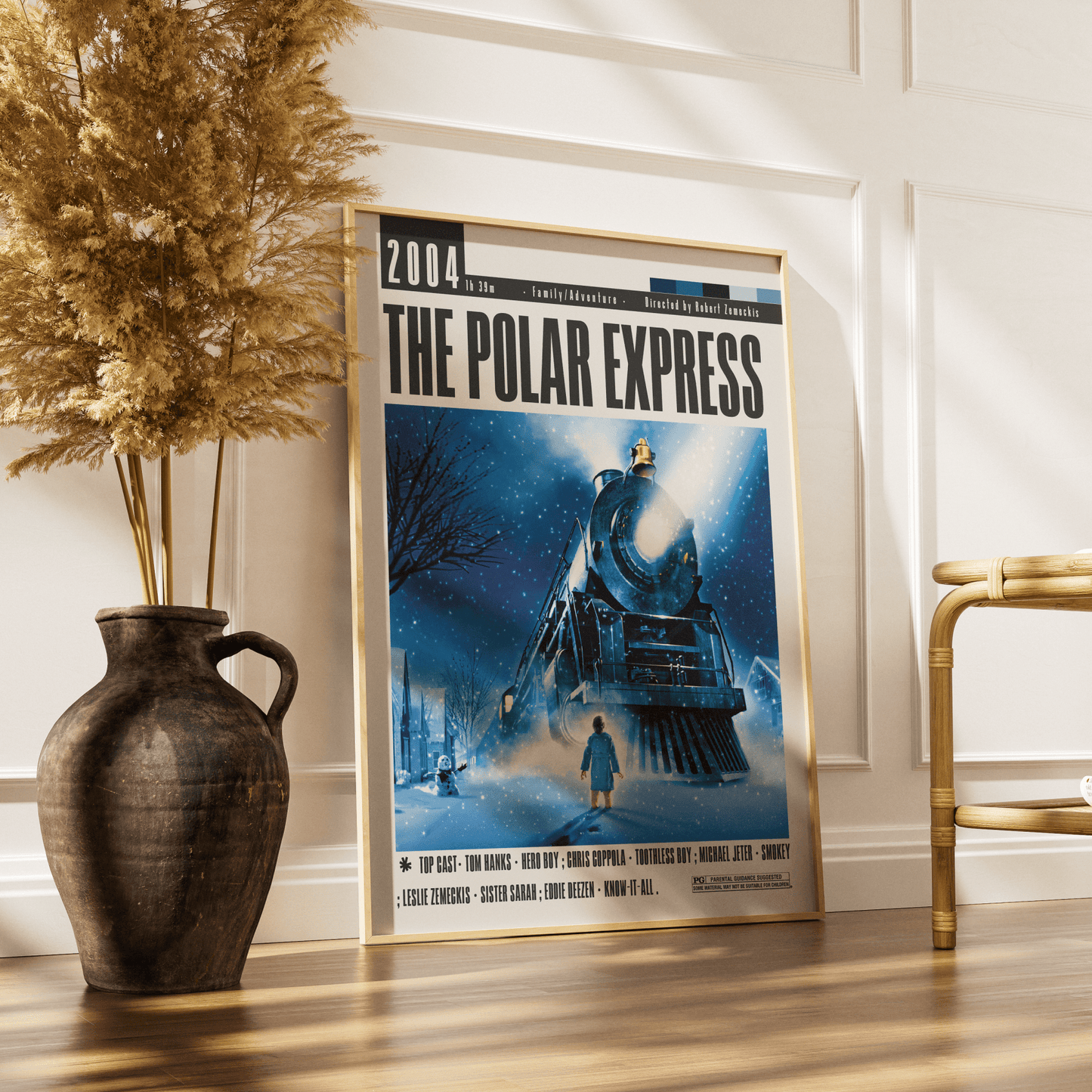 The Polar Express (2004) Poster - 98typesModern Minimal Movies