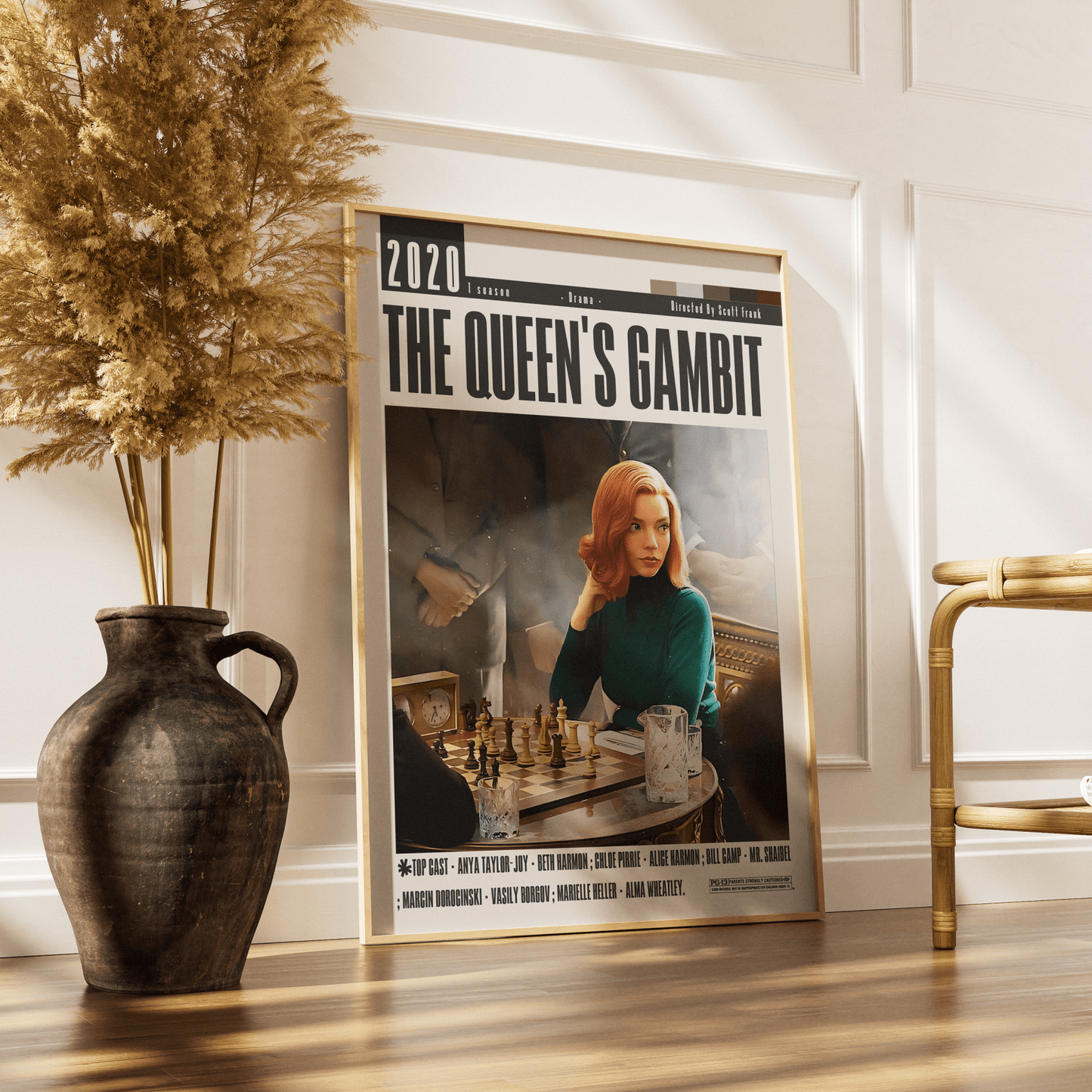 The Queen’s Gambit (2020) Posters - 98typesModern Minimal Movies