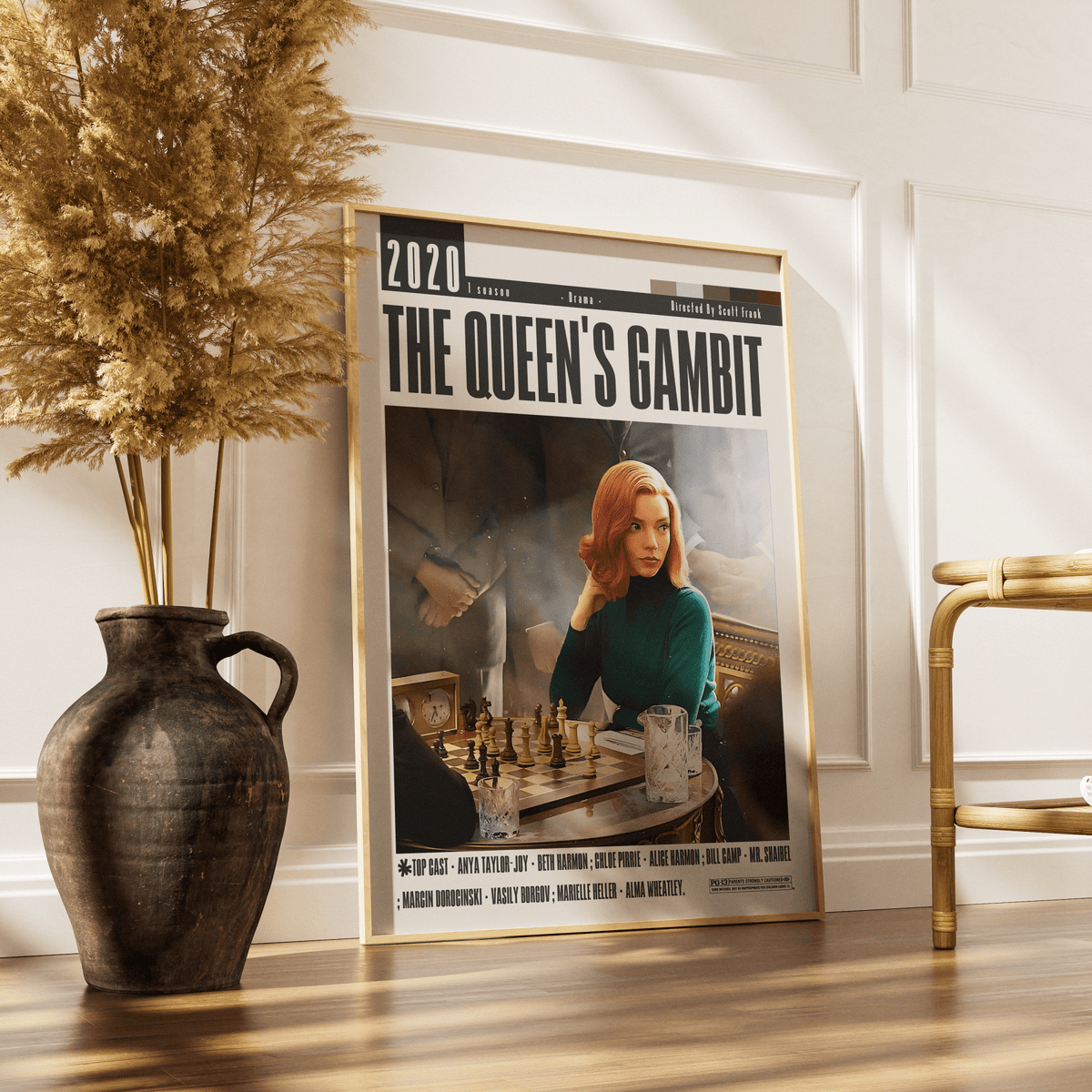 The Queen’s Gambit (2020) Posters - 98typesModern Minimal Movies