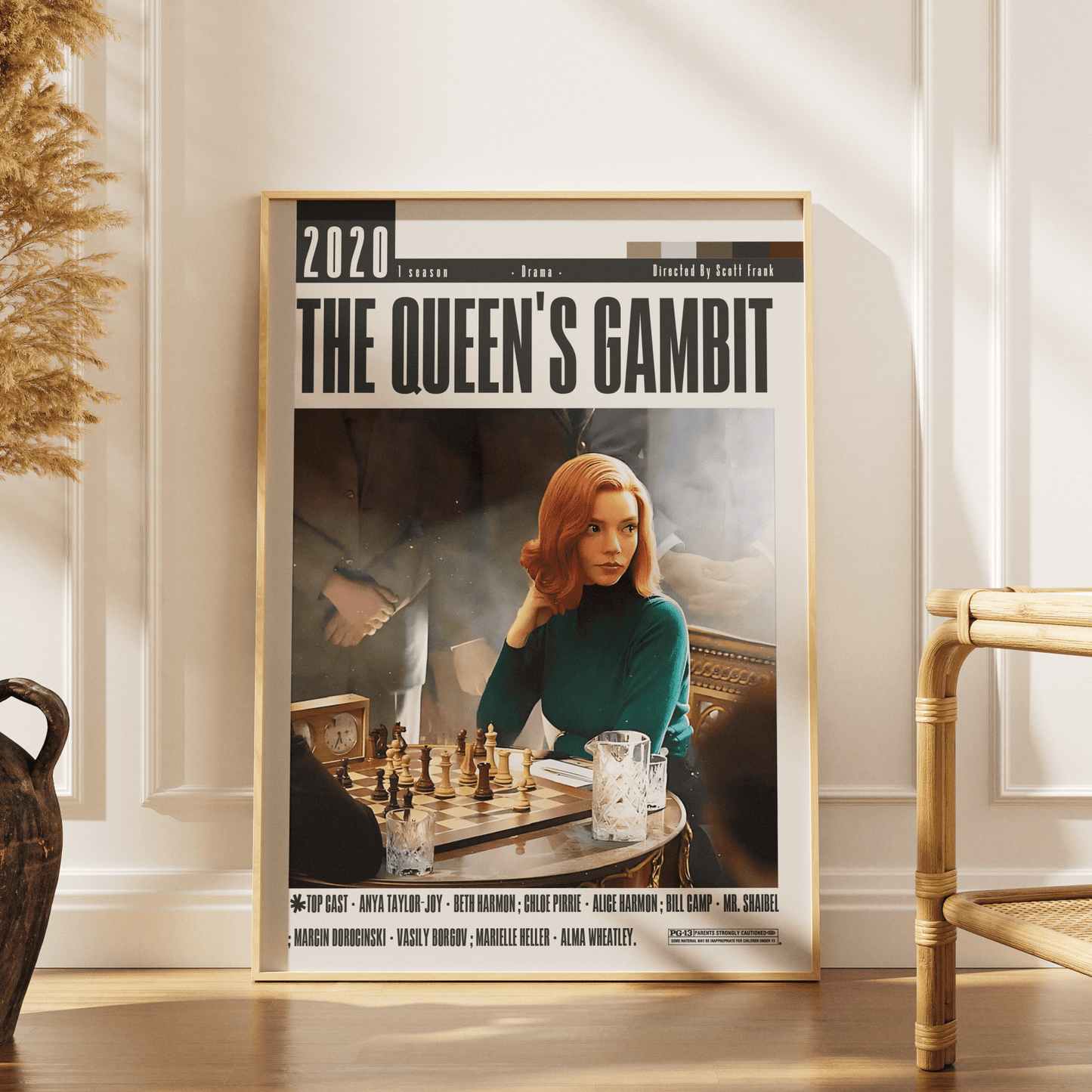 The Queen’s Gambit (2020) Posters - 98typesModern Minimal Movies