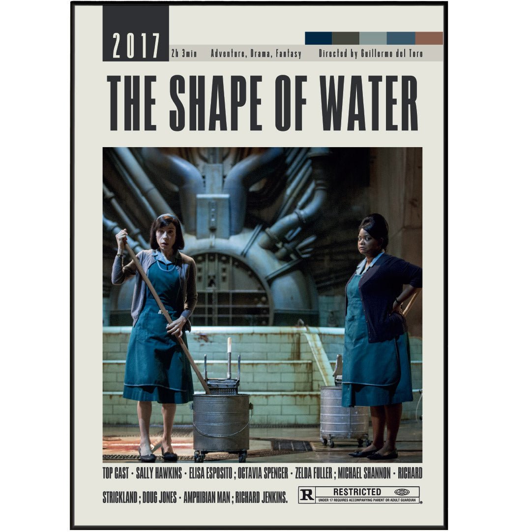 The Shape of Water Posters | Guillermo del Toro Movies - 98types