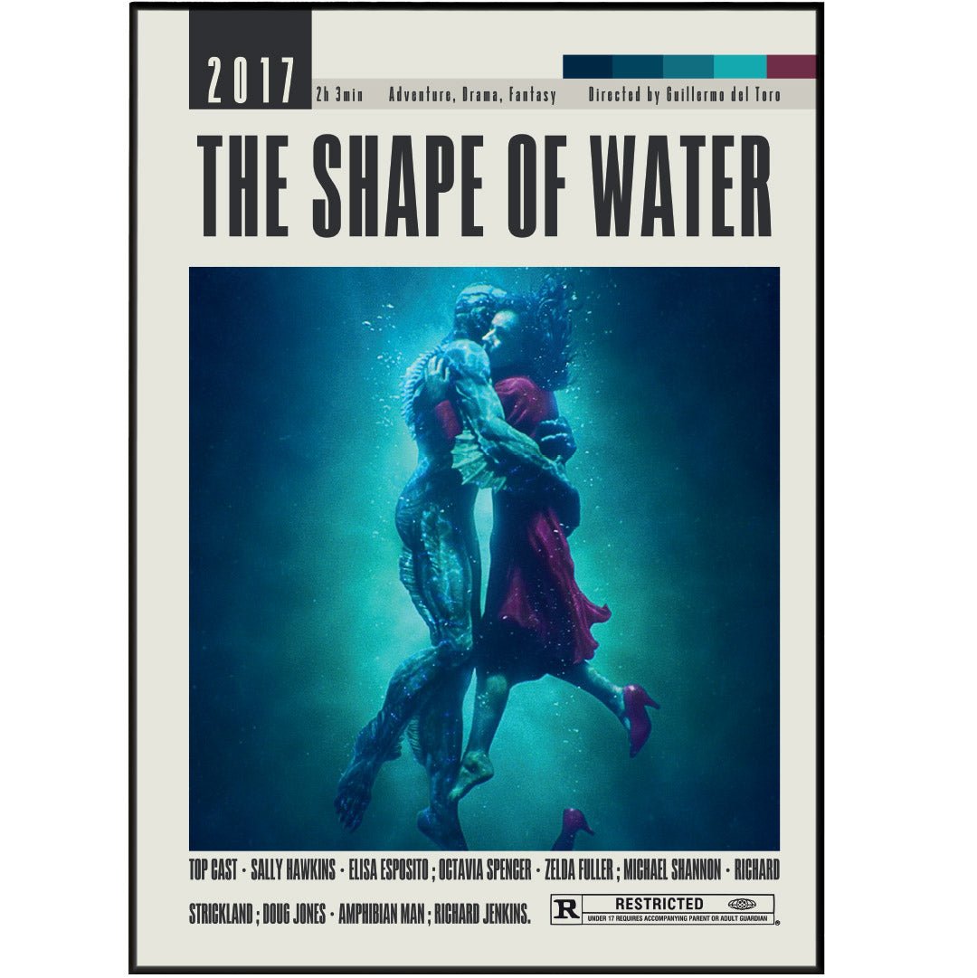 The Shape of Water Posters | Guillermo del Toro Movies - 98types