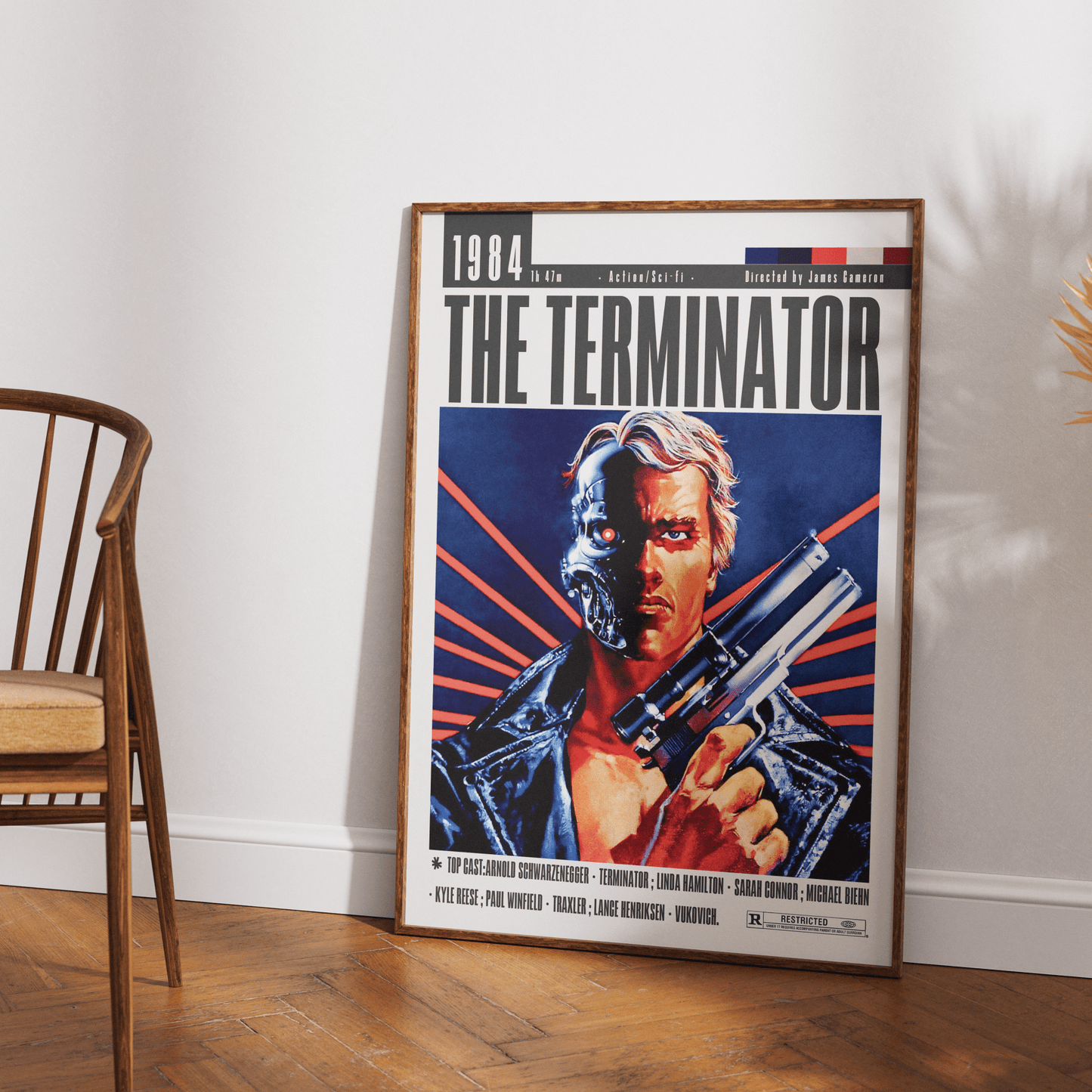The Terminator 1984 Movie Posters - 98typesModern Minimal Movies