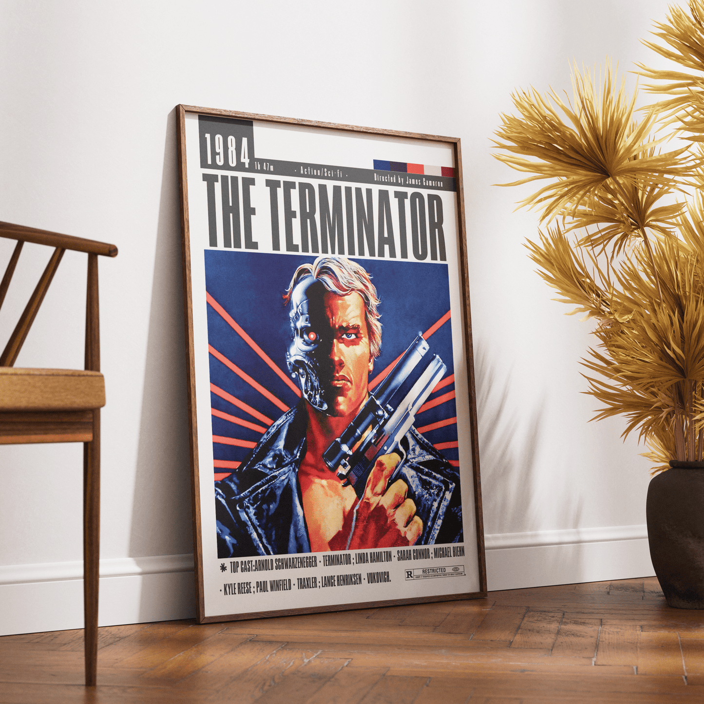 The Terminator 1984 Movie Posters - 98typesModern Minimal Movies