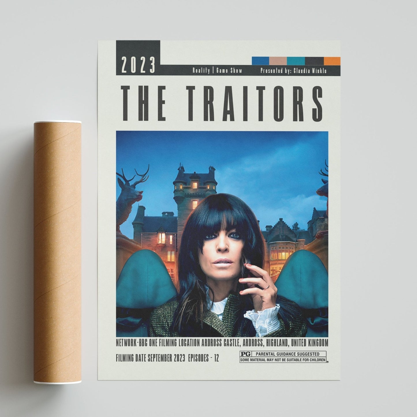 The Traitor Poster | Claudia Winkleman Movies - 98typesModern Minimal Movies