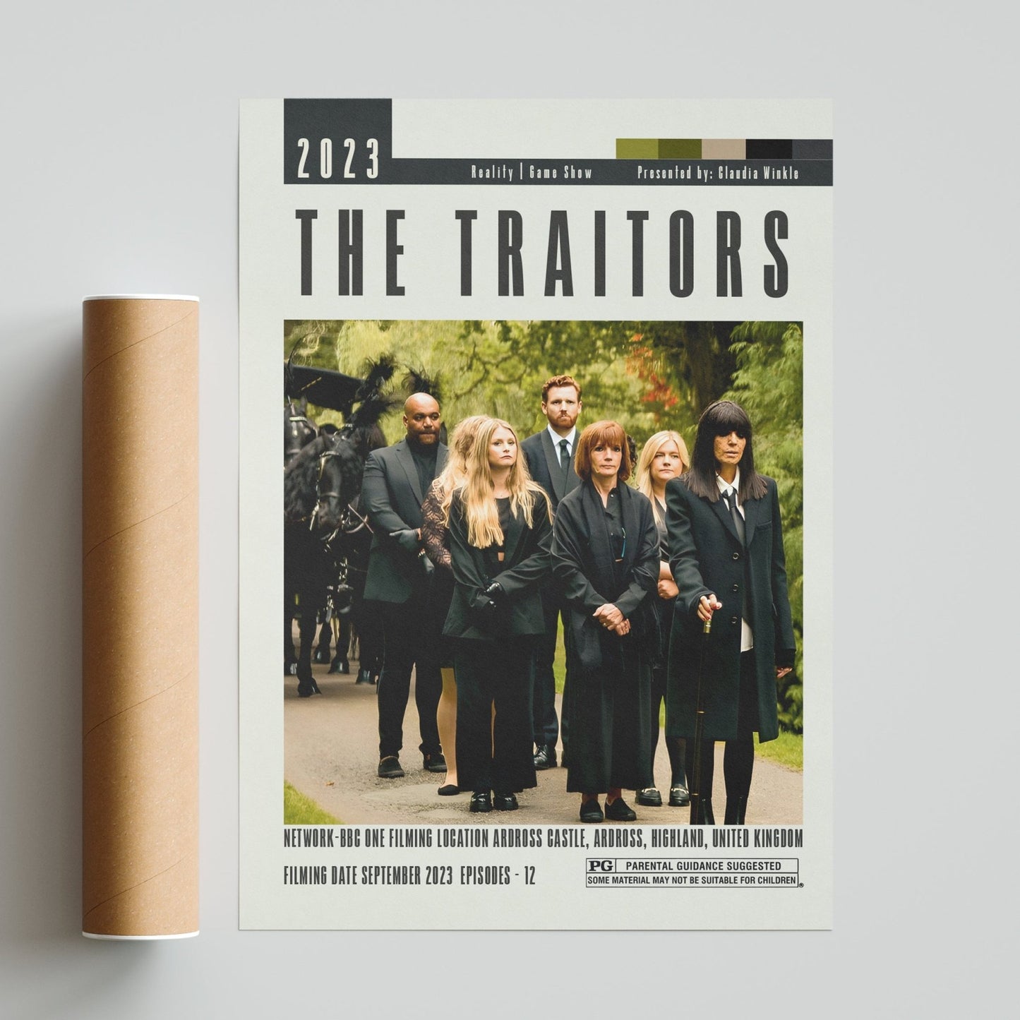 The Traitor Poster | Claudia Winkleman Movies - 98typesModern Minimal Movies