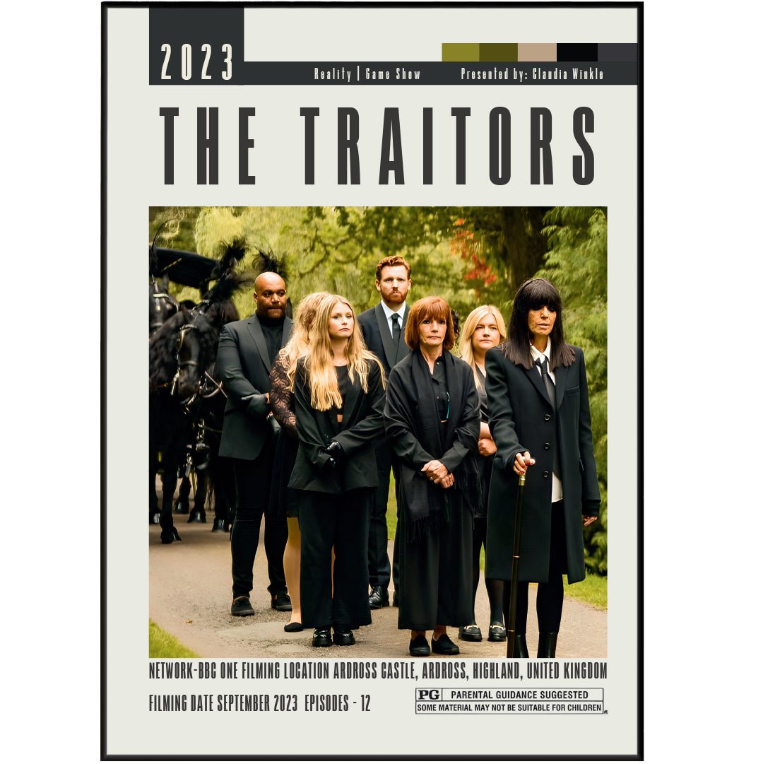 The Traitor Poster | Claudia Winkleman Movies - 98typesModern Minimal Movies