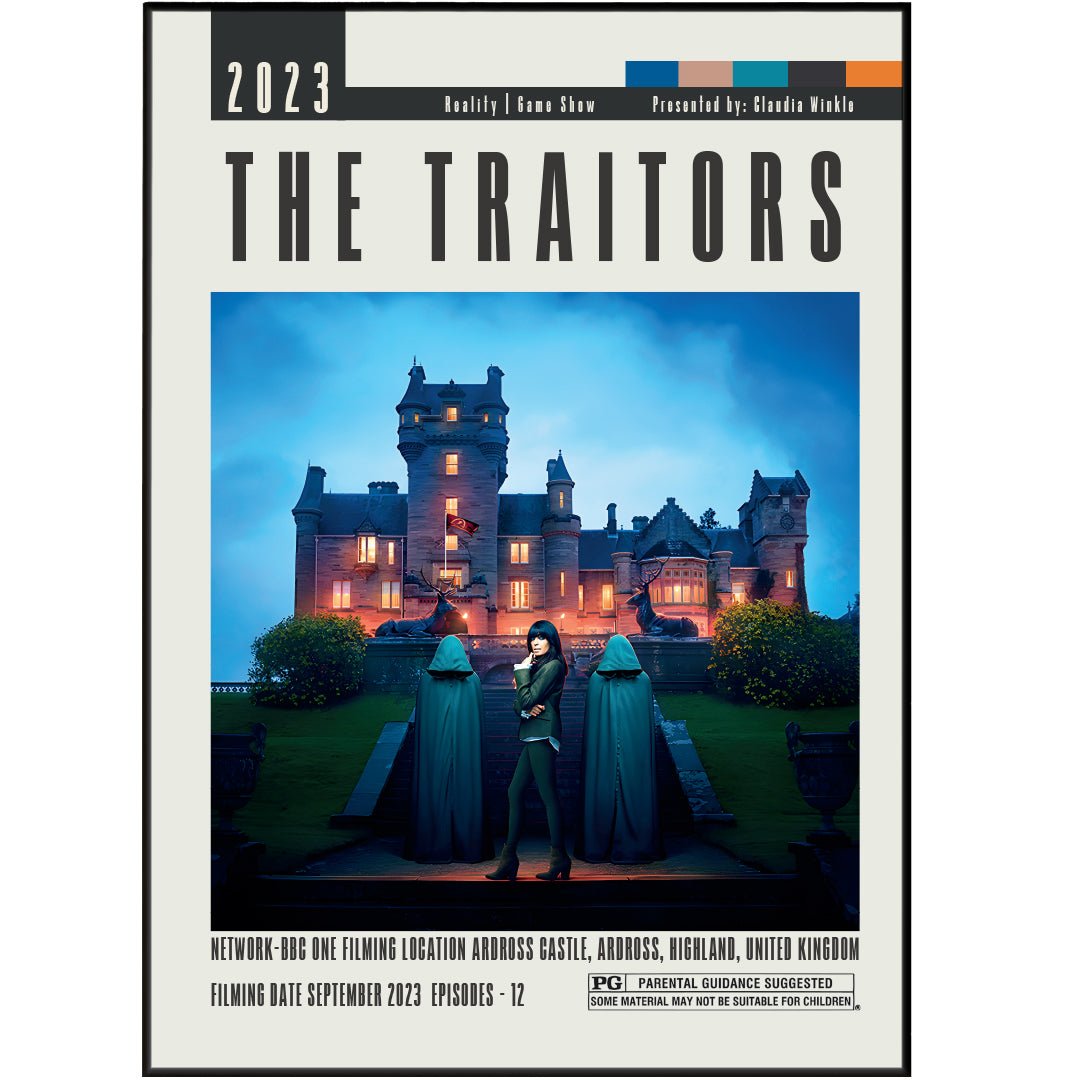 The Traitor Poster | Claudia Winkleman Movies - 98typesModern Minimal Movies