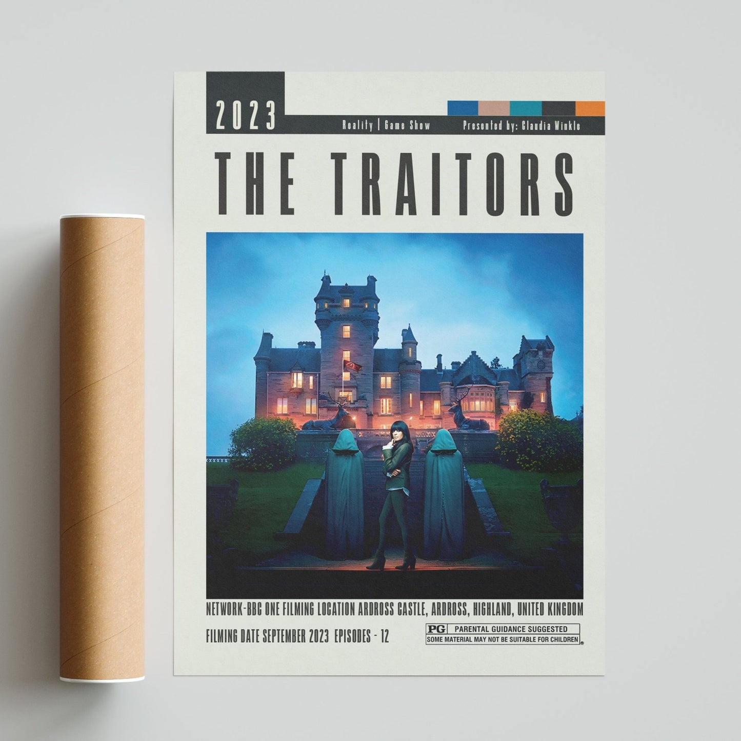 The Traitor Poster | Claudia Winkleman Movies - 98typesModern Minimal Movies
