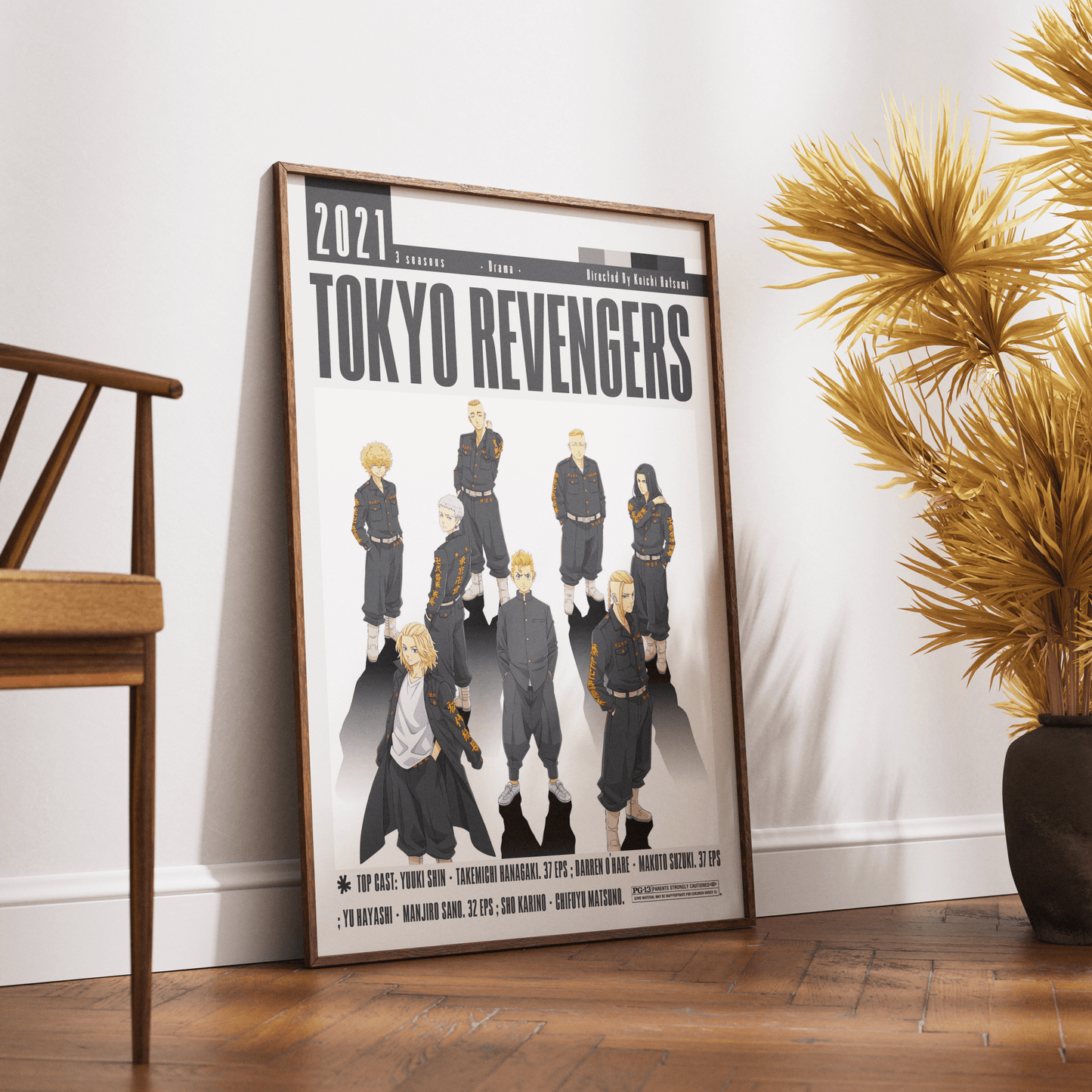 Tokyo Revengers Film Poster - 98typesModern Minimal Movies