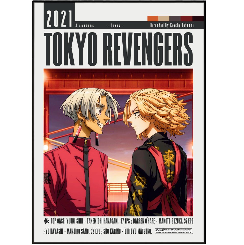 Tokyo Revengers Film Posters - 98typesModern Minimal Movies