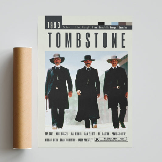 Tombstone Poster | George P. Cosmatos Movies - 98types