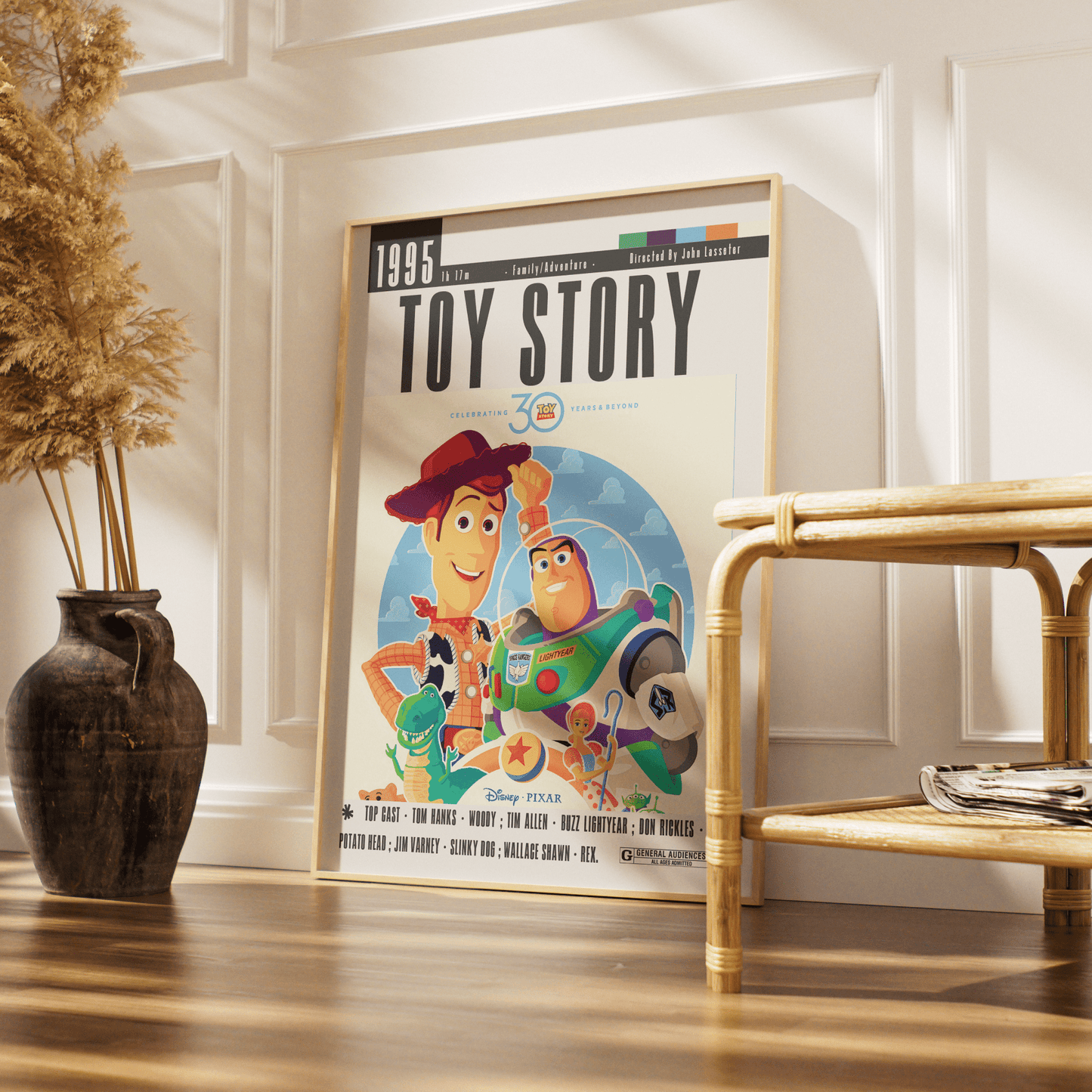 Toy Story (1995) Movie Poster - 98typesModern Minimal Movies