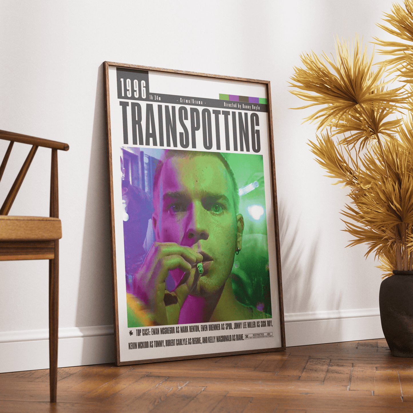 Trainspotting Movie Poster - 98typesModern Minimal Movies