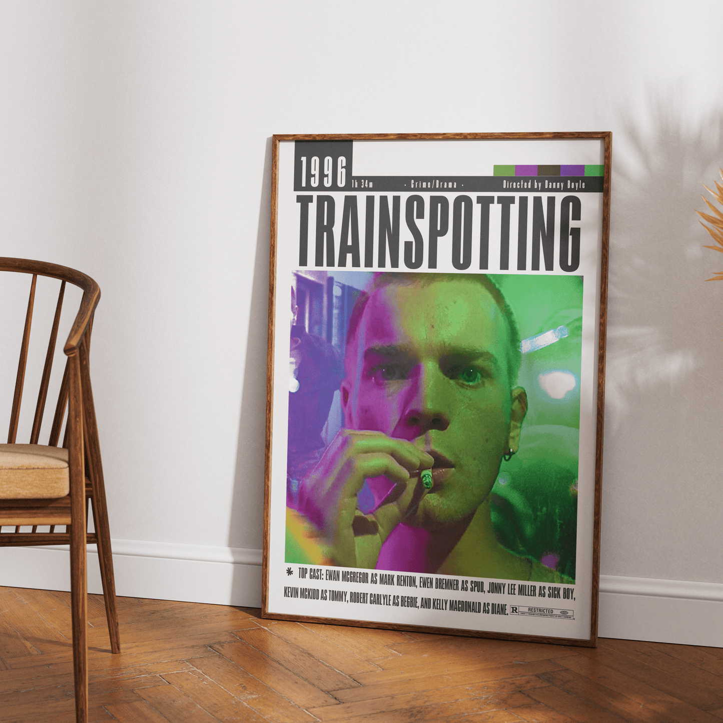 Trainspotting Movie Poster - 98typesModern Minimal Movies