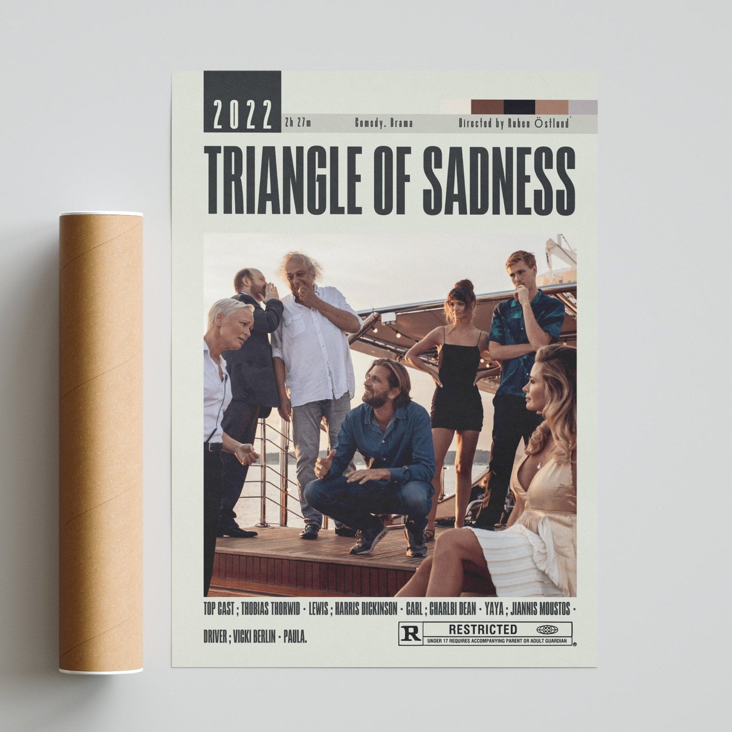 Triangle of Sadness Poster | Ruben Östlund Movies - 98types