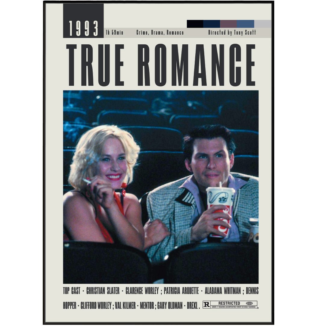 True Romance Poster | Tony Scott Movies - 98types