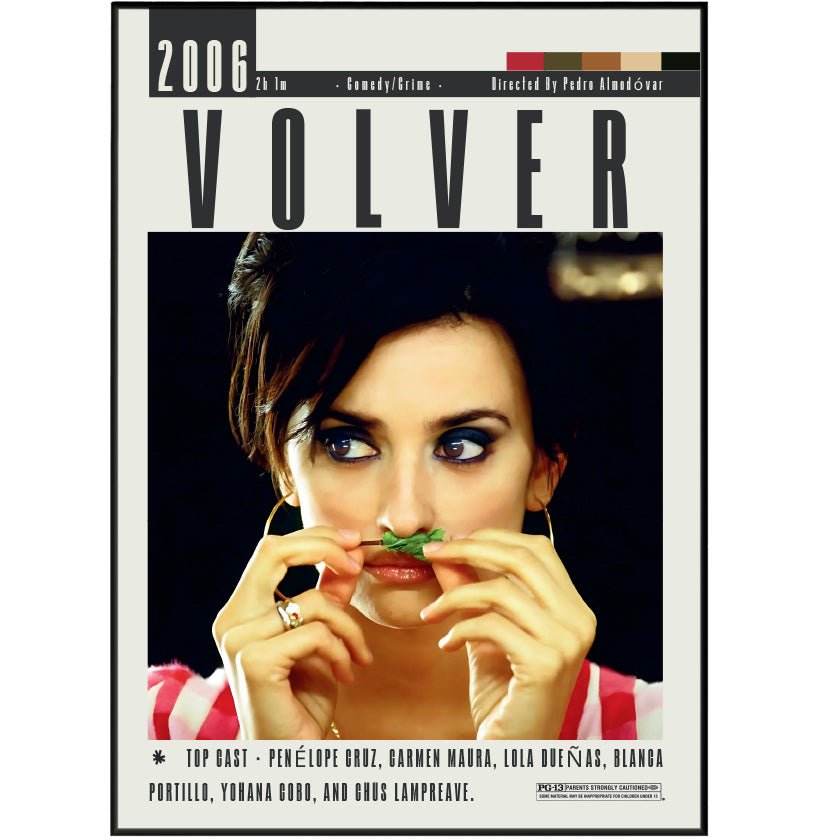 Volver (2006) Movie Posters - 98typesModern Minimal Movies