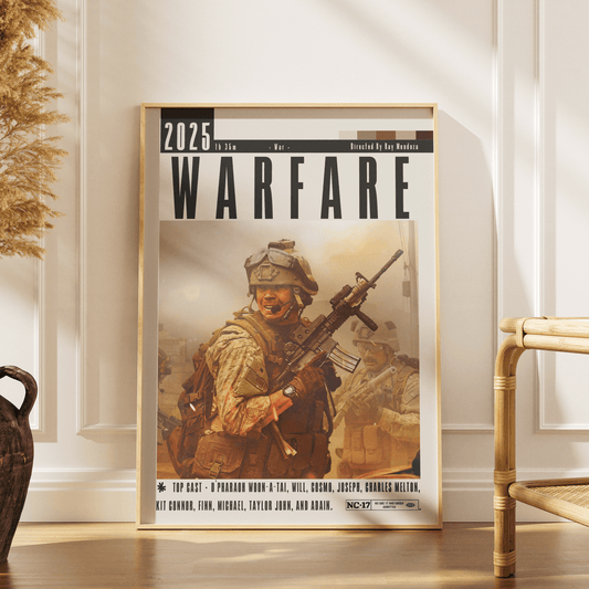 Warfare (2025) Film Posters - 98typesModern Minimal Movies