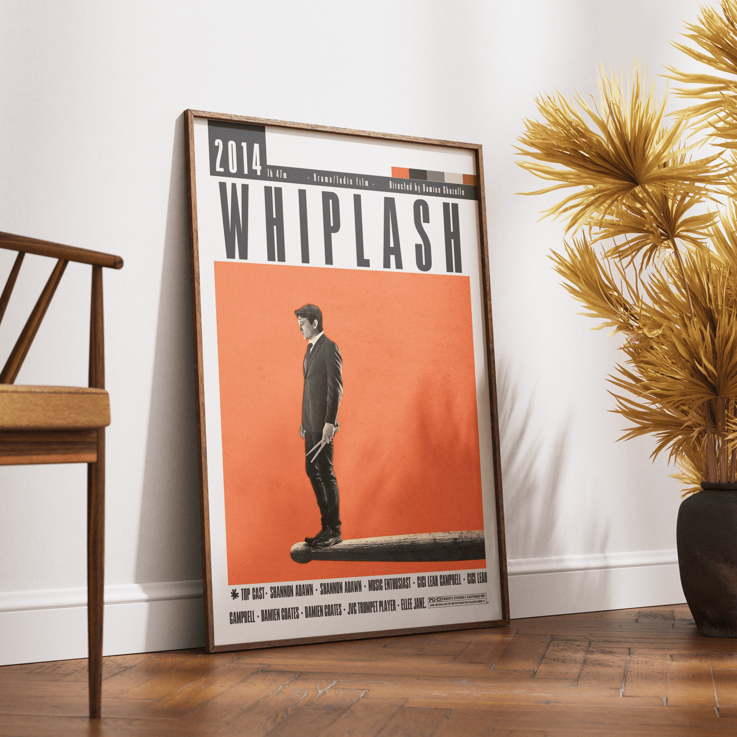 Whiplash Poster | Damien Chazelle Movies - 98typesModern Minimal Movies