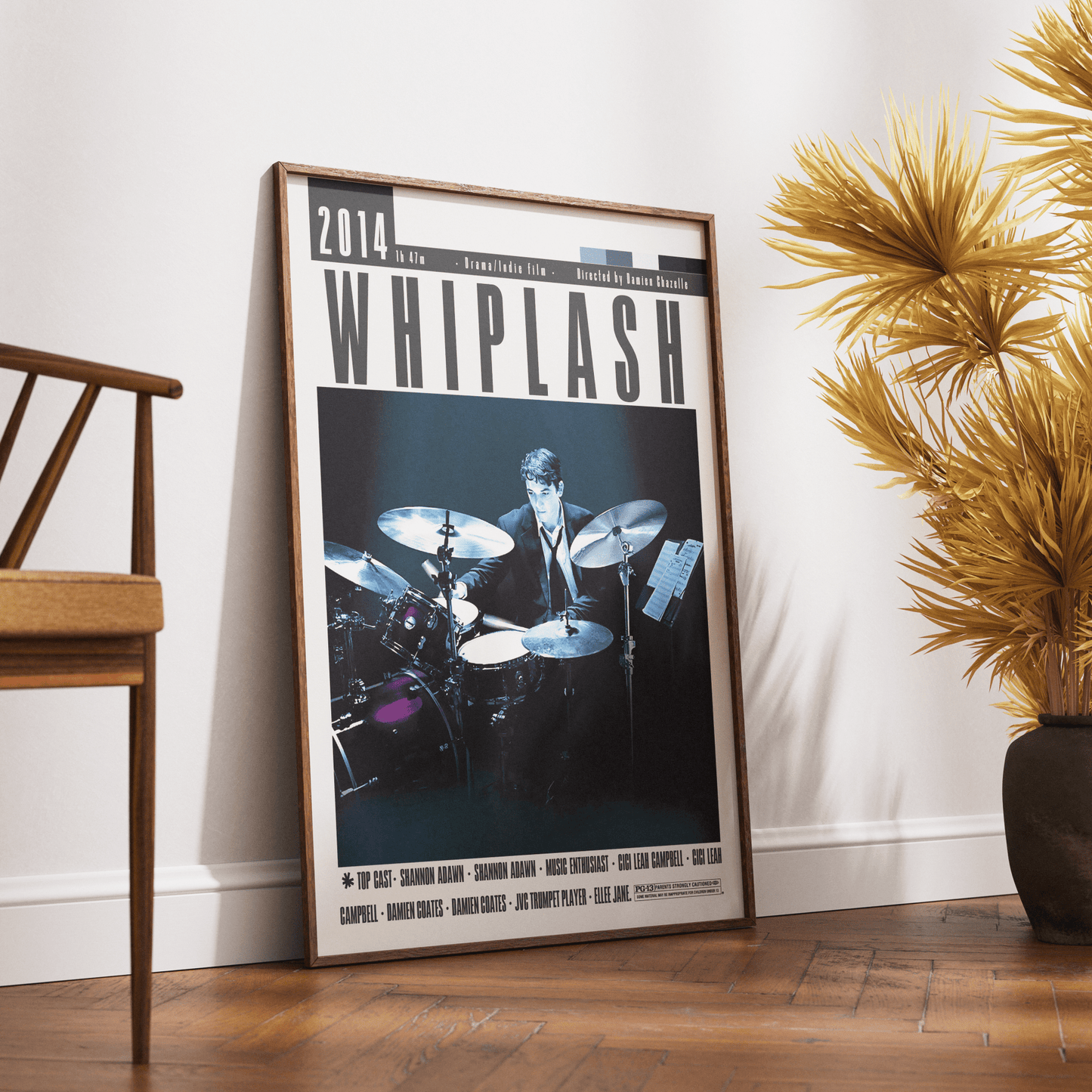 Whiplash Poster | Damien Chazelle Movies - 98typesModern Minimal Movies