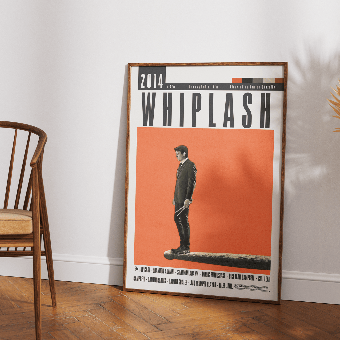Whiplash Poster | Damien Chazelle Movies - 98typesModern Minimal Movies