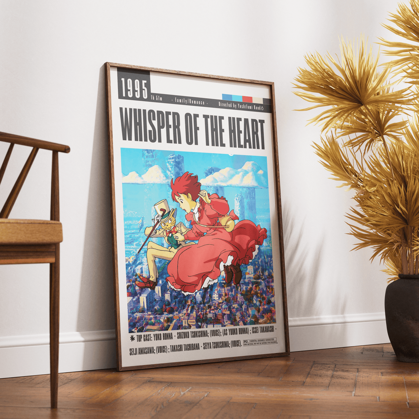 Whisper of the heart Film Poster - 98typesModern Minimal Movies