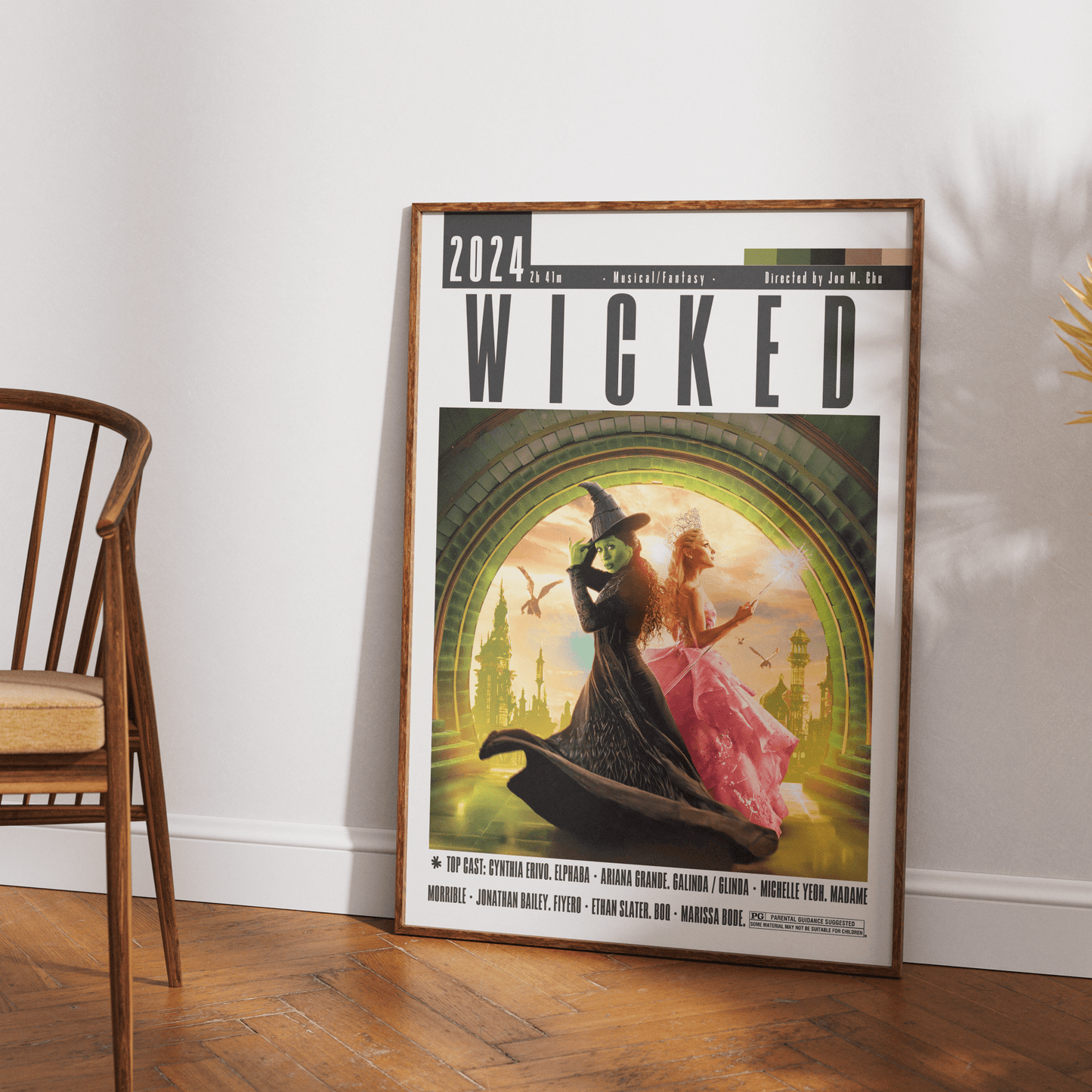 Wicked Movie Poster - 98typesModern Minimal Movies