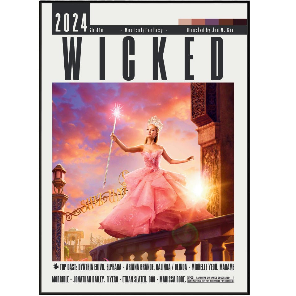 Wicked Movies Posters - 98typesModern Minimal Movies