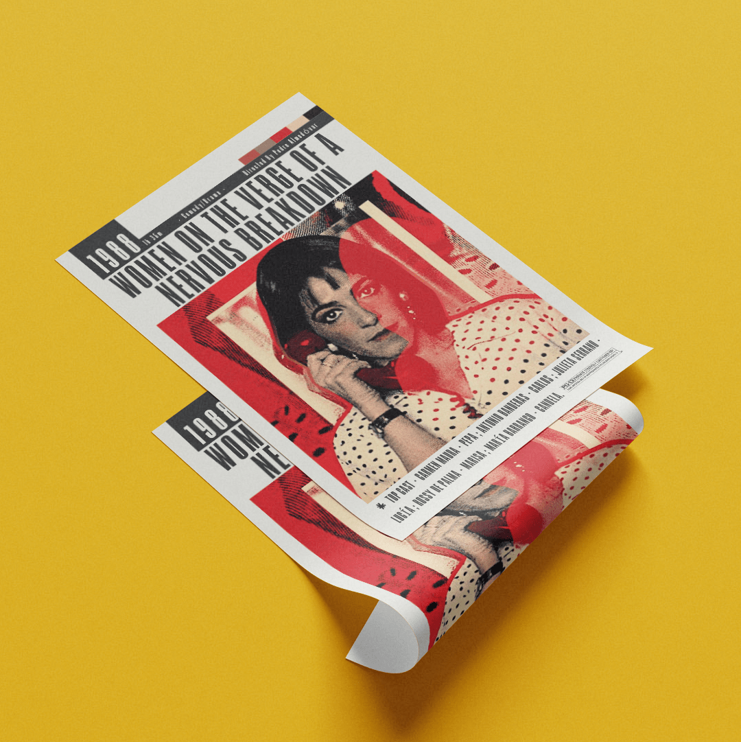 Women on the Verge of a Nervous Breakdown (1988) Movie Posters - 98typesModern Minimal Movies