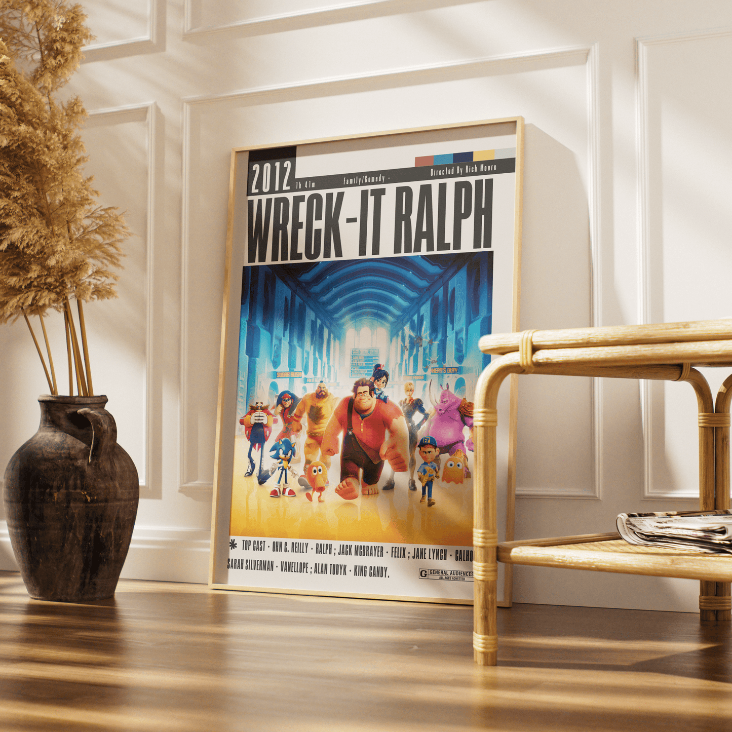 Wreck - It Ralph (2012) Movie Poster - 98typesModern Minimal Movies