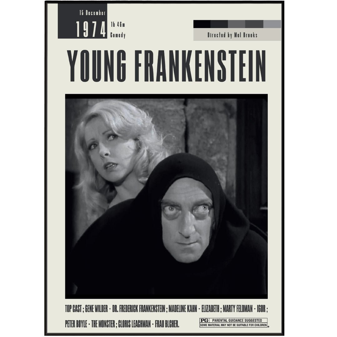 Young Frankenstein Poster | Mel Brooks Movies - 98types