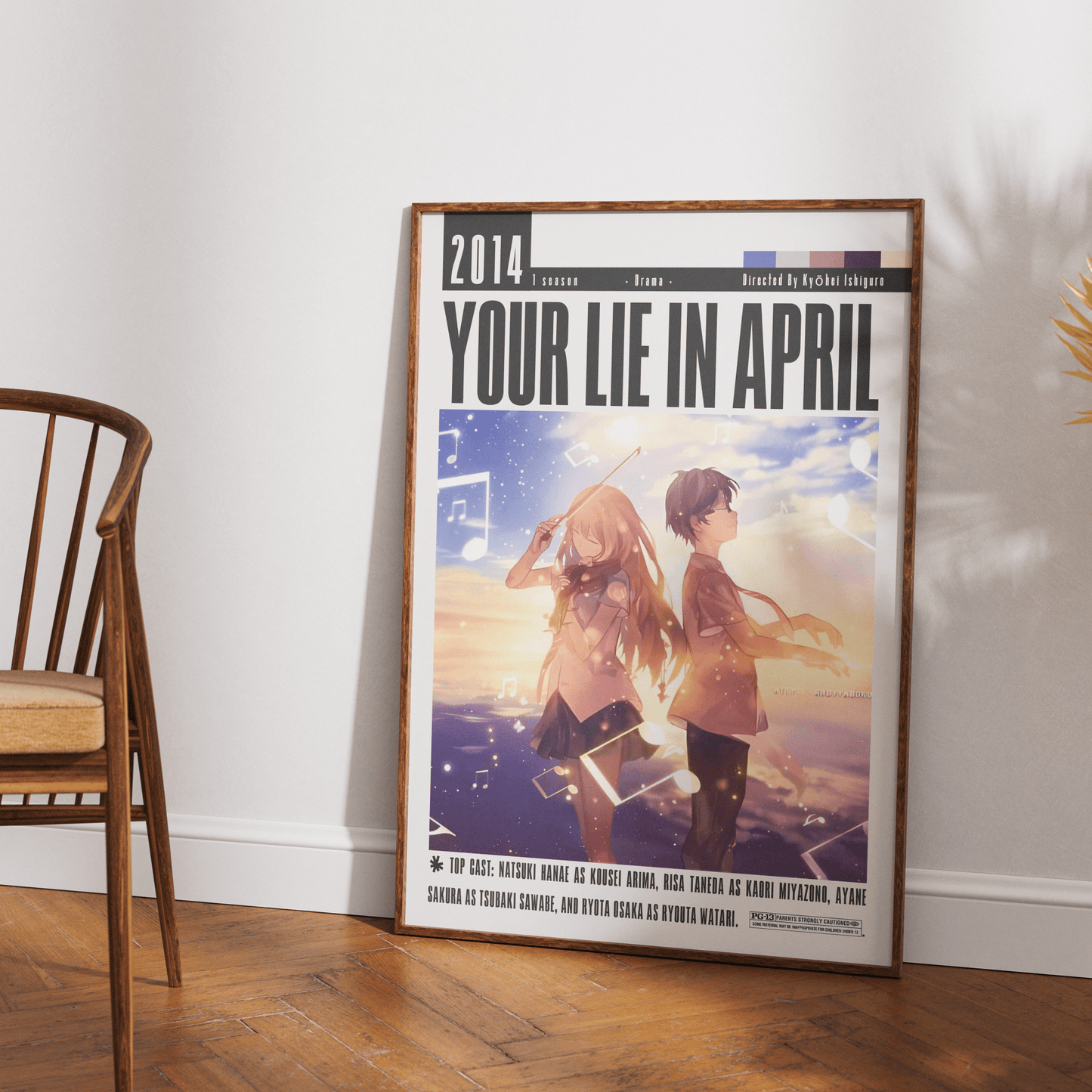 Your Lie in April 2014 Film Posters - 98typesModern Minimal Movies