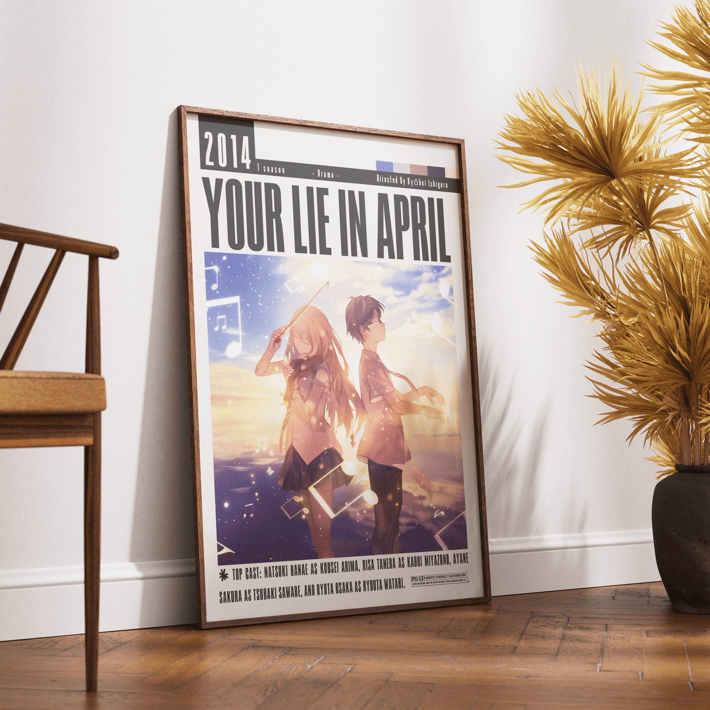 Your Lie in April 2014 Film Posters - 98typesModern Minimal Movies