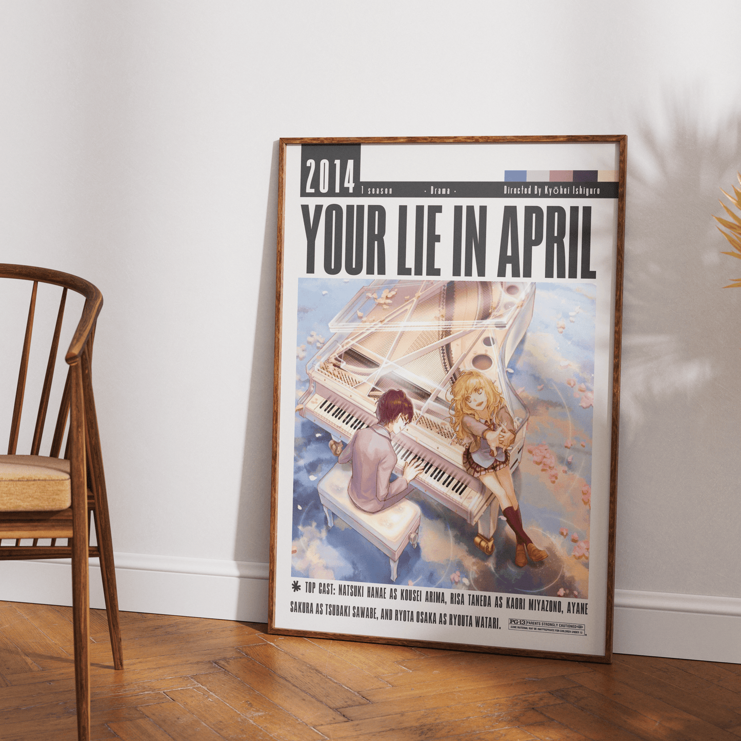 Your Lie in April Film Posters - 98typesModern Minimal Movies