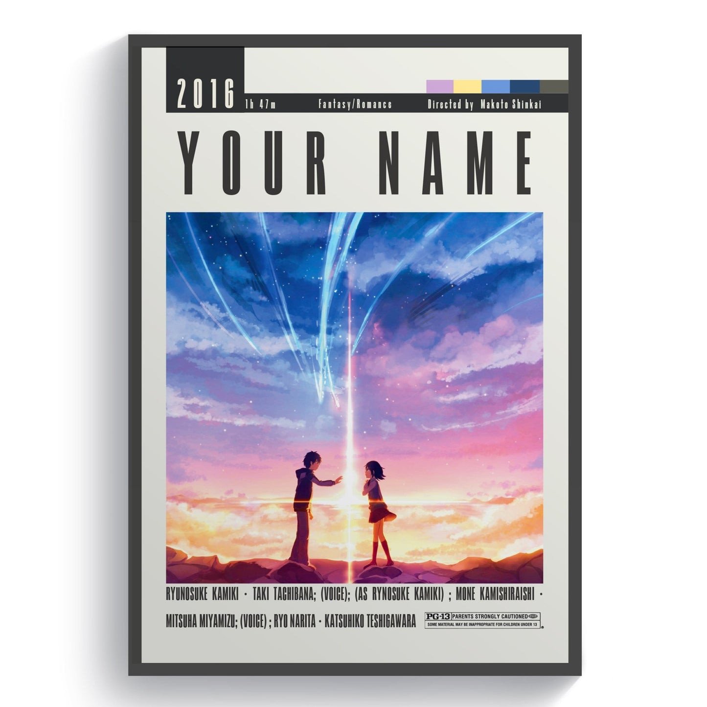 YOUR NAME Movie | Classic Anime Film Posters - 98types