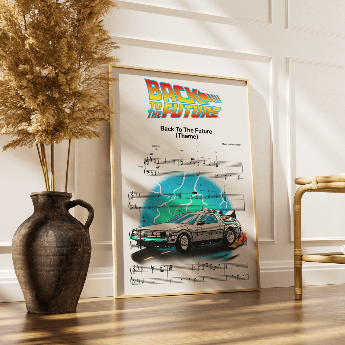 Back To The Future - Theme Poster - 98typesMusic