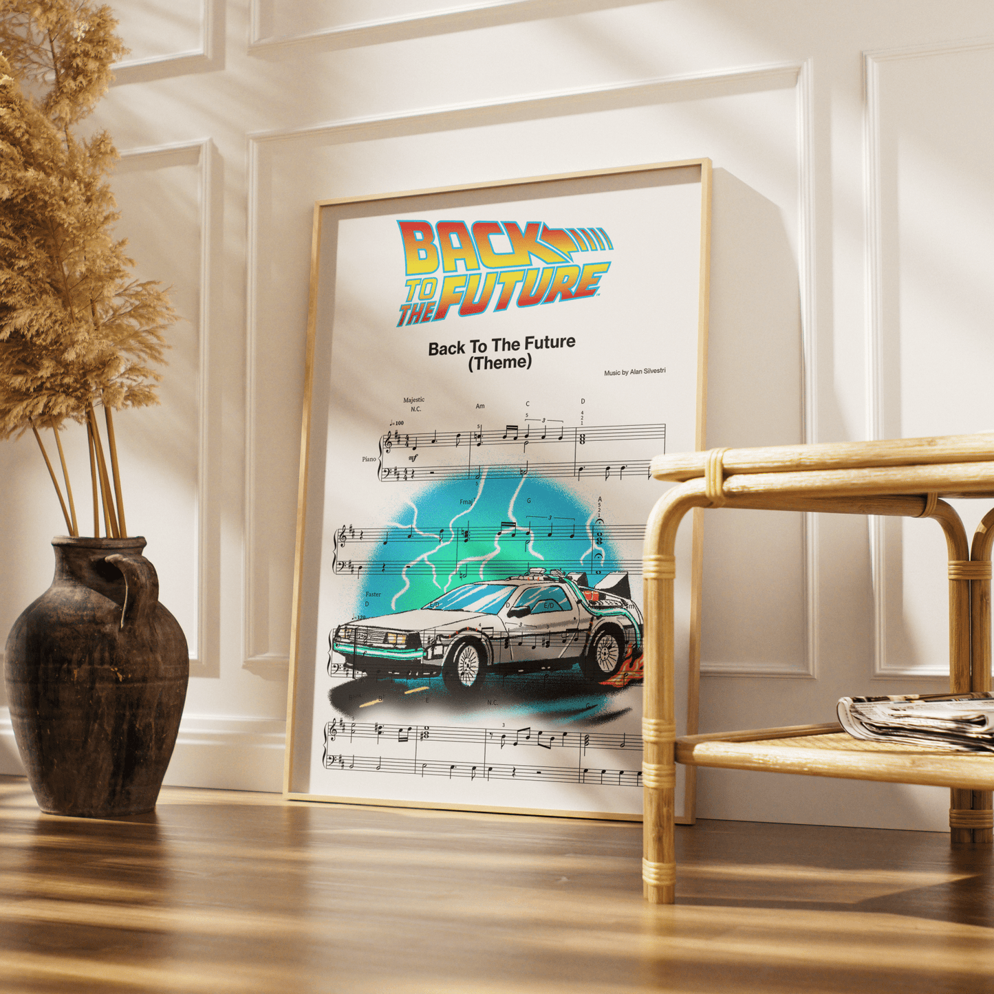 Back To The Future - Theme Poster - 98typesMusic