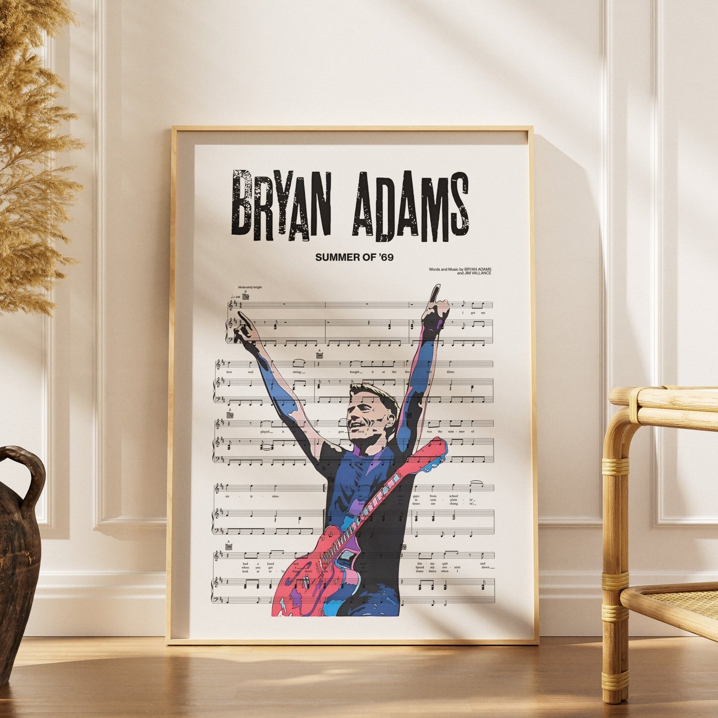 Bryan Adams - Summer Of '69 Poster - 98typesMusic
