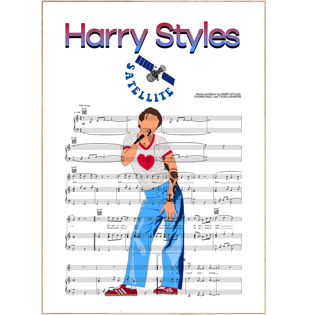 Harry Styles - Satellite Poster - 98typesMusic