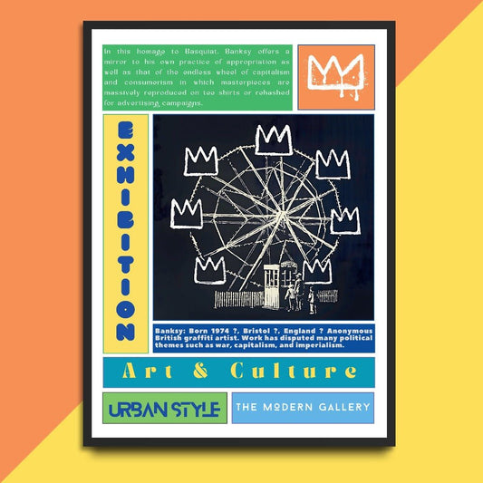 Banksquiat 2019 Street Art Poster - 98types