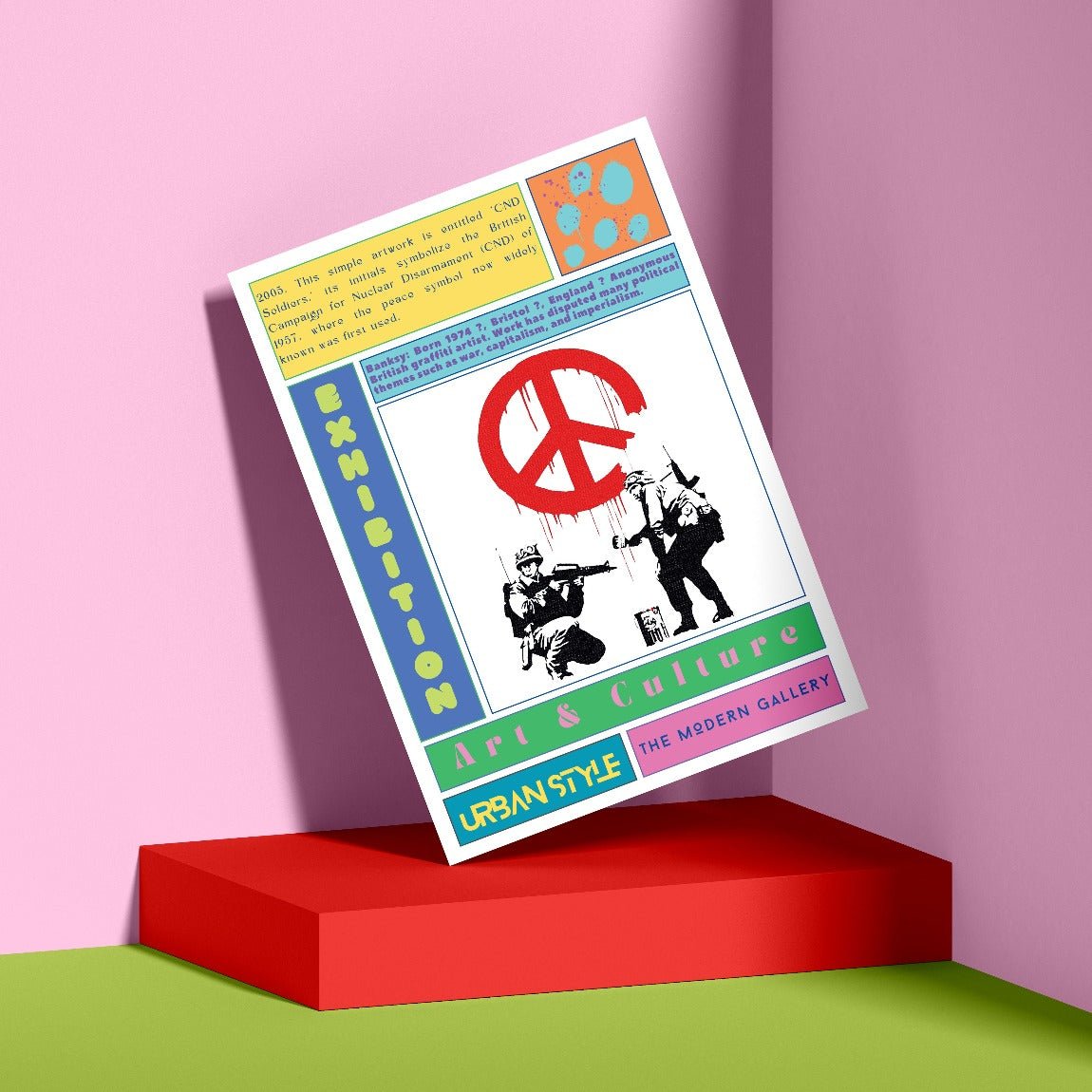 CND Soldiers Street Art Poster - 98types