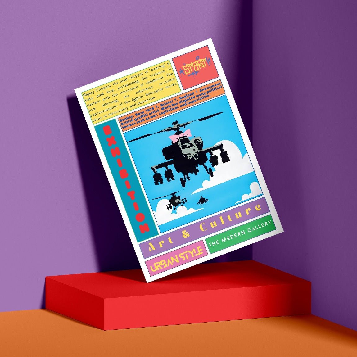 Happy Choppe Street Art Poster - 98types