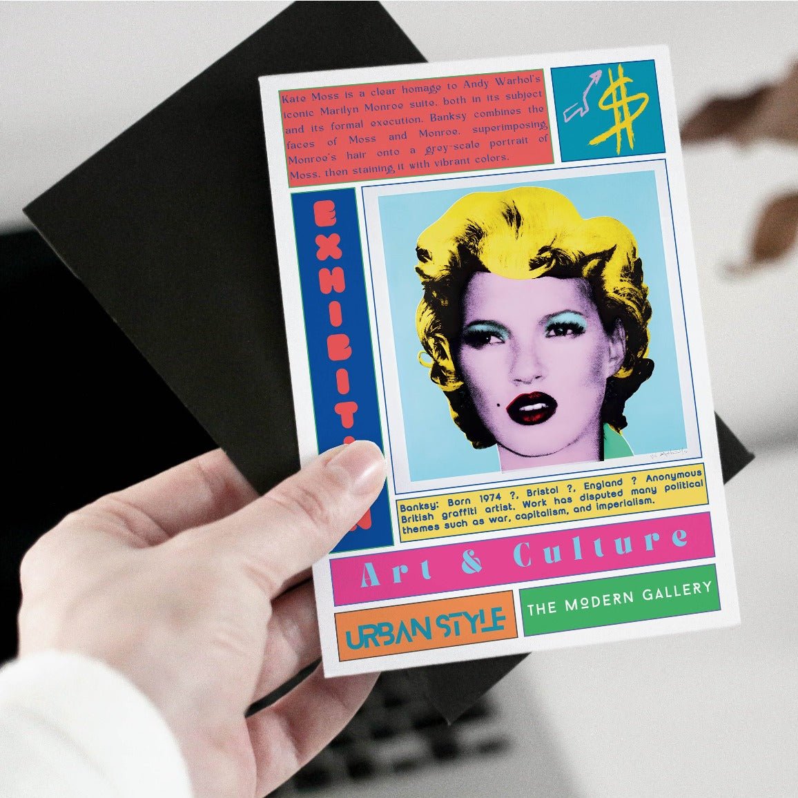 Kate Moss Street Art Poster - 98types