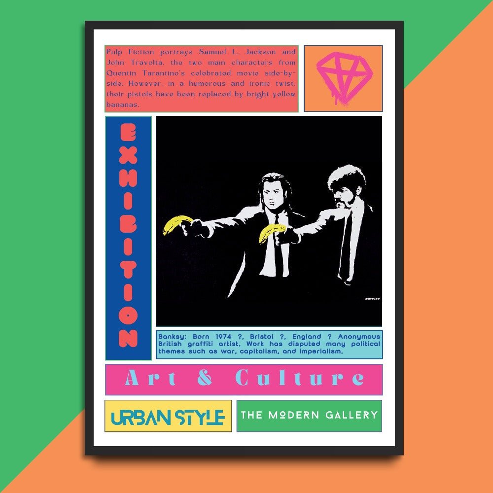 Pulp Fiction Street Art Poster - 98types
