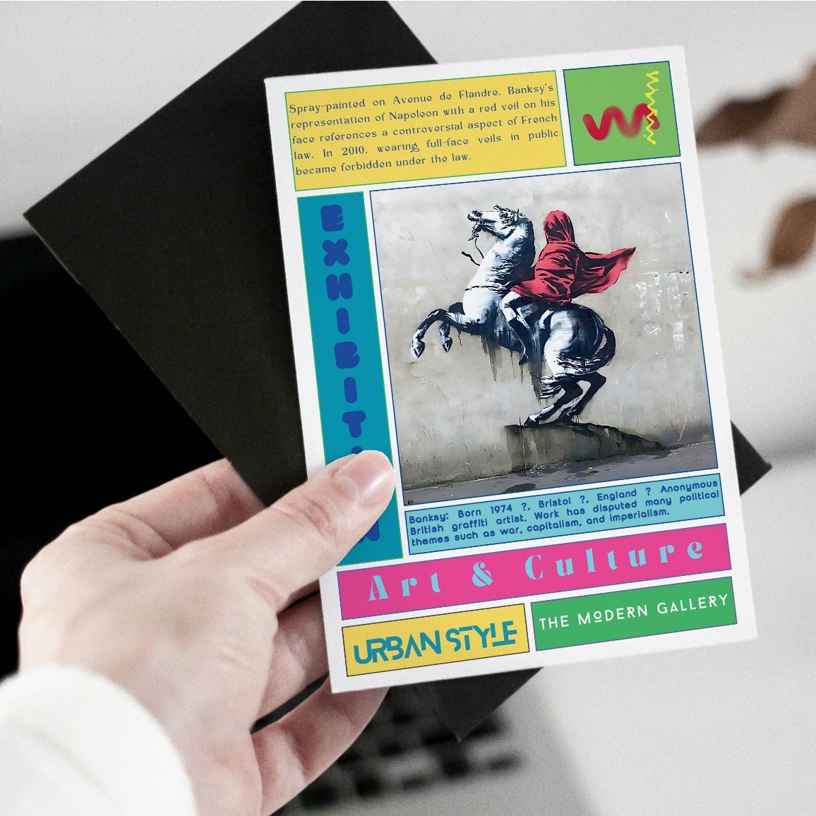 Red Horseman Street Art Poster - 98types