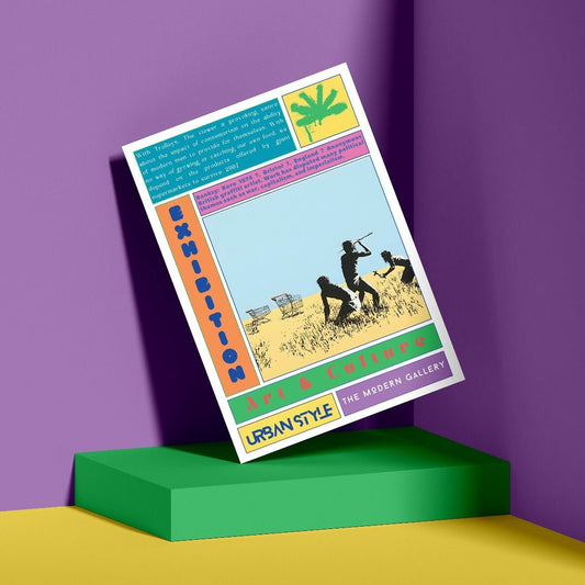 Trolleys Street Art Poster | Urban Wall Art Print UK