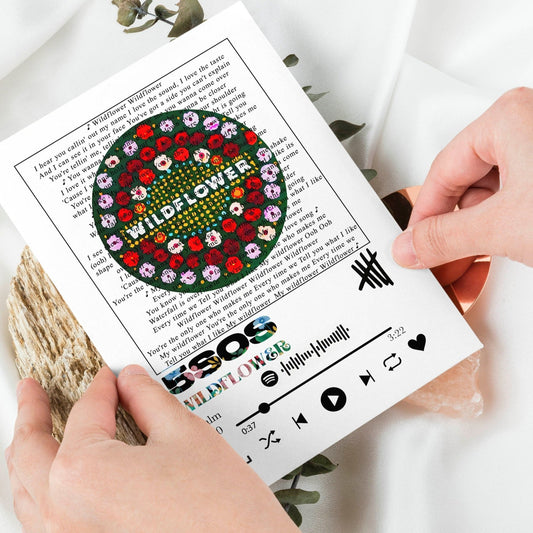 5 seconds of summer - Wildflower lyrics Prints - 98types